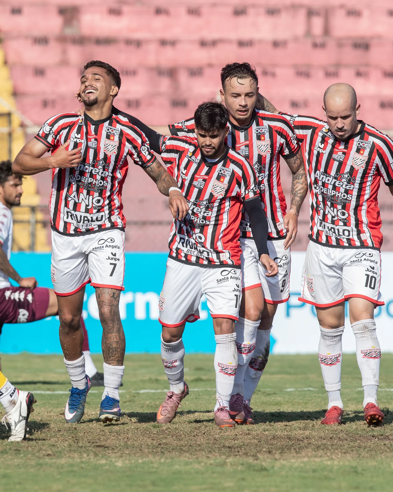 Luis Miguel comemora o gol do Galo na vitória por 1 a 0 contra o Juventus, pela Copa Paulista 2026
