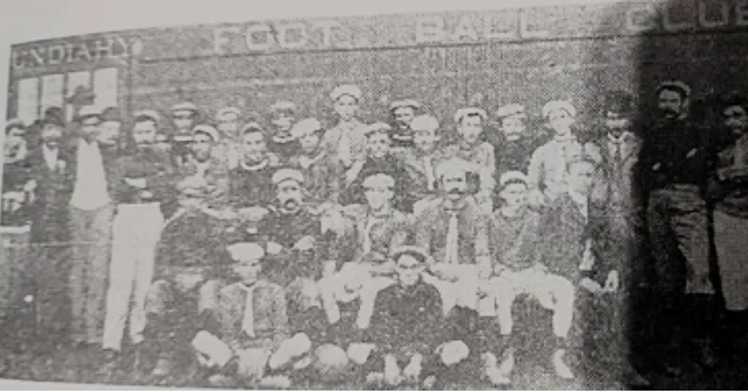 Foto do Amistoso entre Jundiahy Foot Ball Club e União da Lapa em 1903